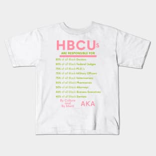 HBCUs are responsible for… DIVINE 9 (AKAs) Kids T-Shirt